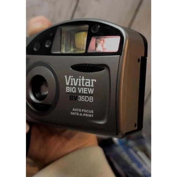 Vivitar Big View BV35DB Motor Auto Focus Camera Tested with Batteries, No Film - Picture 14 of 15